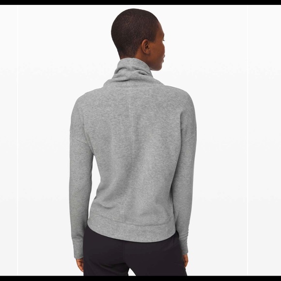 Lululemon Go Forward Pullover Fleece • Heathered Core Light Grey - Picture 6 of 6
